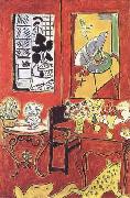 Henri Matisse Large Red Interior (mk35) oil painting